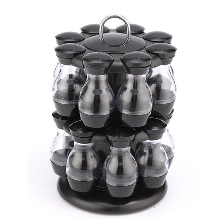 NEATSPIN™ Double-Layer 360° Rotating Spice Rack | Premium Kitchen Organiser