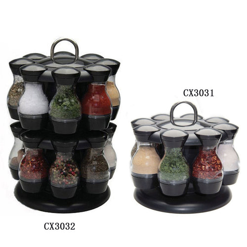 NEATSPIN™ Double-Layer 360° Rotating Spice Rack | Premium Kitchen Organiser