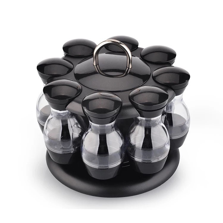 NEATSPIN™ Double-Layer 360° Rotating Spice Rack | Premium Kitchen Organiser